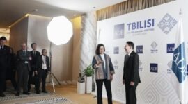 Menteri Keuangan (Menkeu) RI Sri Mulyani Indrawati menghadiri Pertemuan Tahunan Ke-57 Asian Development Bank (ADB) di Tbilisi, Georgia pada 2-5 Mei 2024. (Instagram.com/@smindrawati)