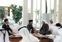 Presiden RI terpilih periode 2024-2029, Prabowo Subianto beserta Gibran Rakabuming Raka melakukan kunjungan ke Uni Emirat Arab (UEA). (Dok. Tim Media Prabowo)

