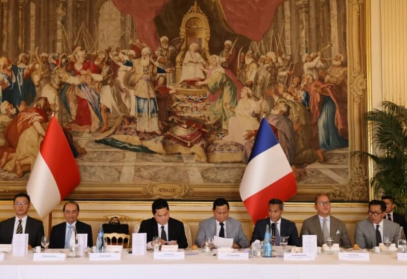 Presiden RI terpilih 2024-2029, Prabowo Subianto menghadiri Indonesian-France Business Executive Luncheon in the Sideline of Paris Summer Olympics 2024, Kamis (26/7/2024). (Dok. Tim Media Prabowo Subianto)