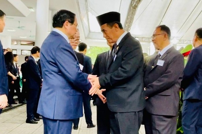 Menteri Pertanian Andi Amran Sulaiman tiba ke Hanoi Vietnam. (Dok. Pertanian.go.id)