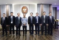 pertemuan antara Menteri Kelautan dan Perikanan Sakti Wahyu Trenggono dengan Dirjen Departemen Pertanian dan Pedesaan Provinsi Guangdong, Liu Zonghui di Jakarta. (Dok. kkp.go.id)