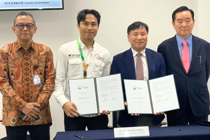 Foto : BNSP dan Korea Muslim Federation Resmi Jalin Kerjasama Sertifikasi Kompetensi Halal Auditor Berstandar Indonesia. (Doc.Ist)