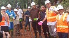 Acara Tasyakuran Tanam Perdana Serentak Program PSR dan Padi Gogo di Kecamatan Laut Tador Kabupaten Batubara, Sumatera Utara (Sumut). (Dok. Paya Pinang Group)