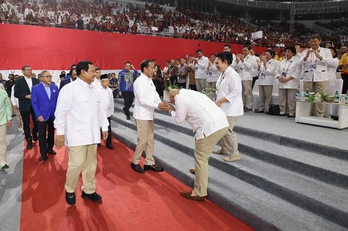 Acara Apel Akbar Partai Gerindra di Indonesia Arena. (Facebook.com @Prabowo Subianto)