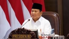 Presiden Prabowo Subianto dalam Sidang Kabinet Paripurna di Kantor Presiden Kompleks Istana Negara, Jakarta, Senin (2/12/2024).(Dok. Tim Komunikasi Prabowo Subianto)