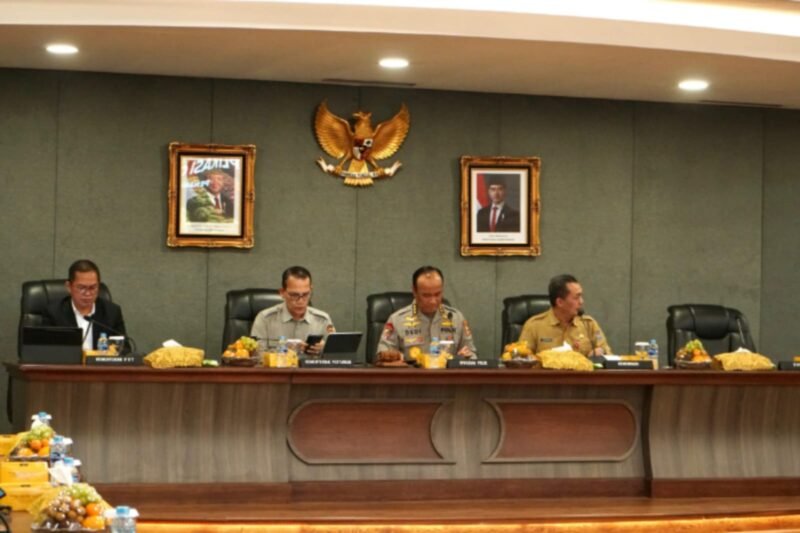 Rapat koordinasi persiapan tanam jagung serentak Kementerian Pertanian dan Polri, Senin, 13 Januari 2025. (Dok. Kementan)