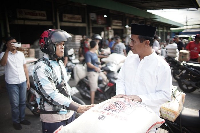 Menteri Pertanian (Mentan) Andi Amran Sulaiman melakukan sidak ke Pasar Induk Beras Cipinang, Jakarta Timur. (Dok. Kementan)