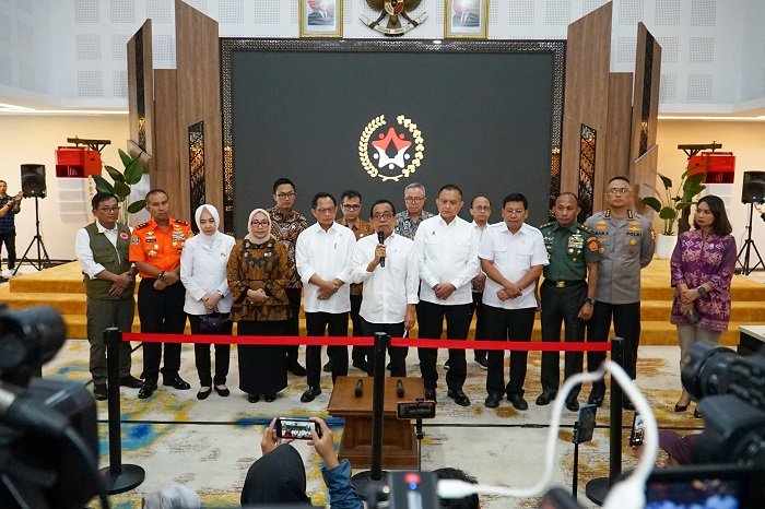 Kepala Bapanas Arief Prasetyo Adi dalam Rakor yang dipimpin oleh Menko PMK Pratikno, Rabu (5/3/2025). (Dok. Bapanas)