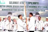 Sudaryono ditetapkan sebagai Ketua Umum HKTI dalam Munas X di Kementan, 25 Juni 2025, akhiri konflik internal organisasi tani selama lebih dari satu dekade. (Dok. Kementerian Pertanian).
