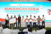 Menteri Pertanian Andi Amran Sulaiman Dalam kunjungannya ke Kediri. (Dok. Kementan)